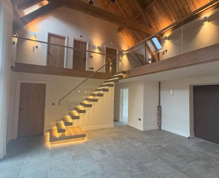 Jarrods bespoke staircase — Copas Bros Construction
