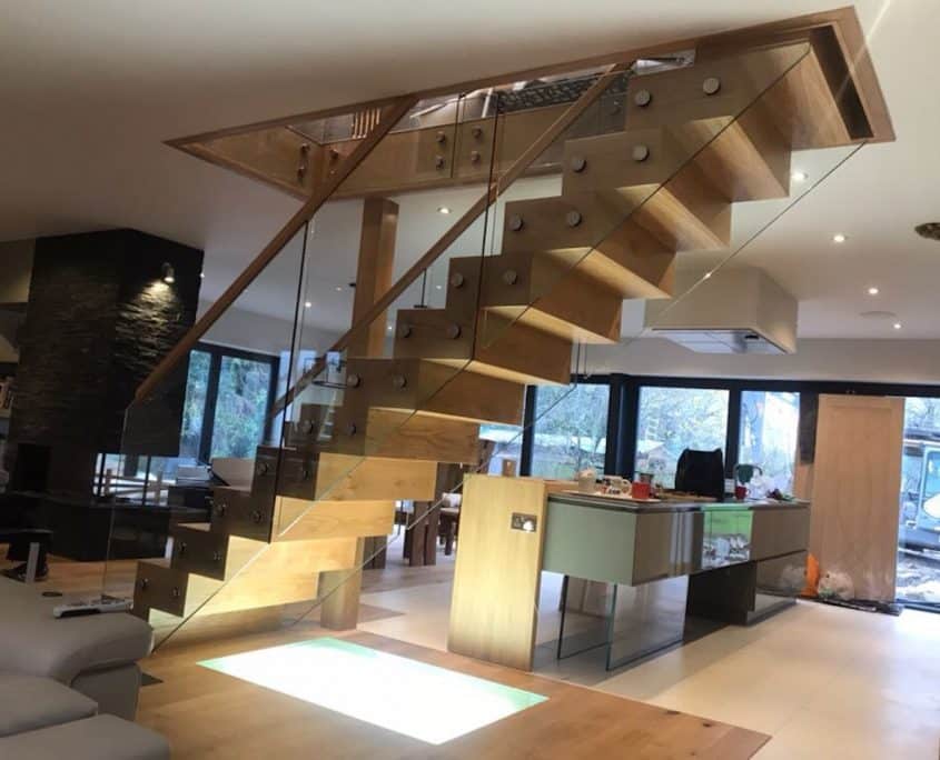 Jarrods bespoke staircase — The Hooker Family